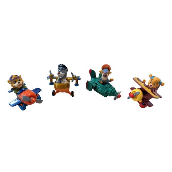 Vtg 1989 McDonalds Tale Spin Die Cast Happy Meal Toys Complete Set +3 Tail Spin - Picture 1 of 11